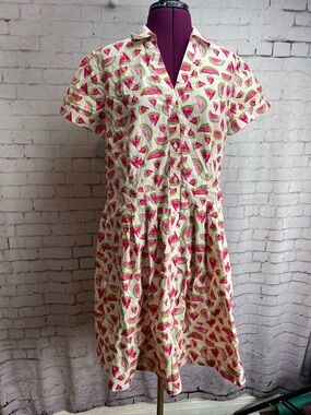 Brooks brothers size 12 watermelon print summer dress